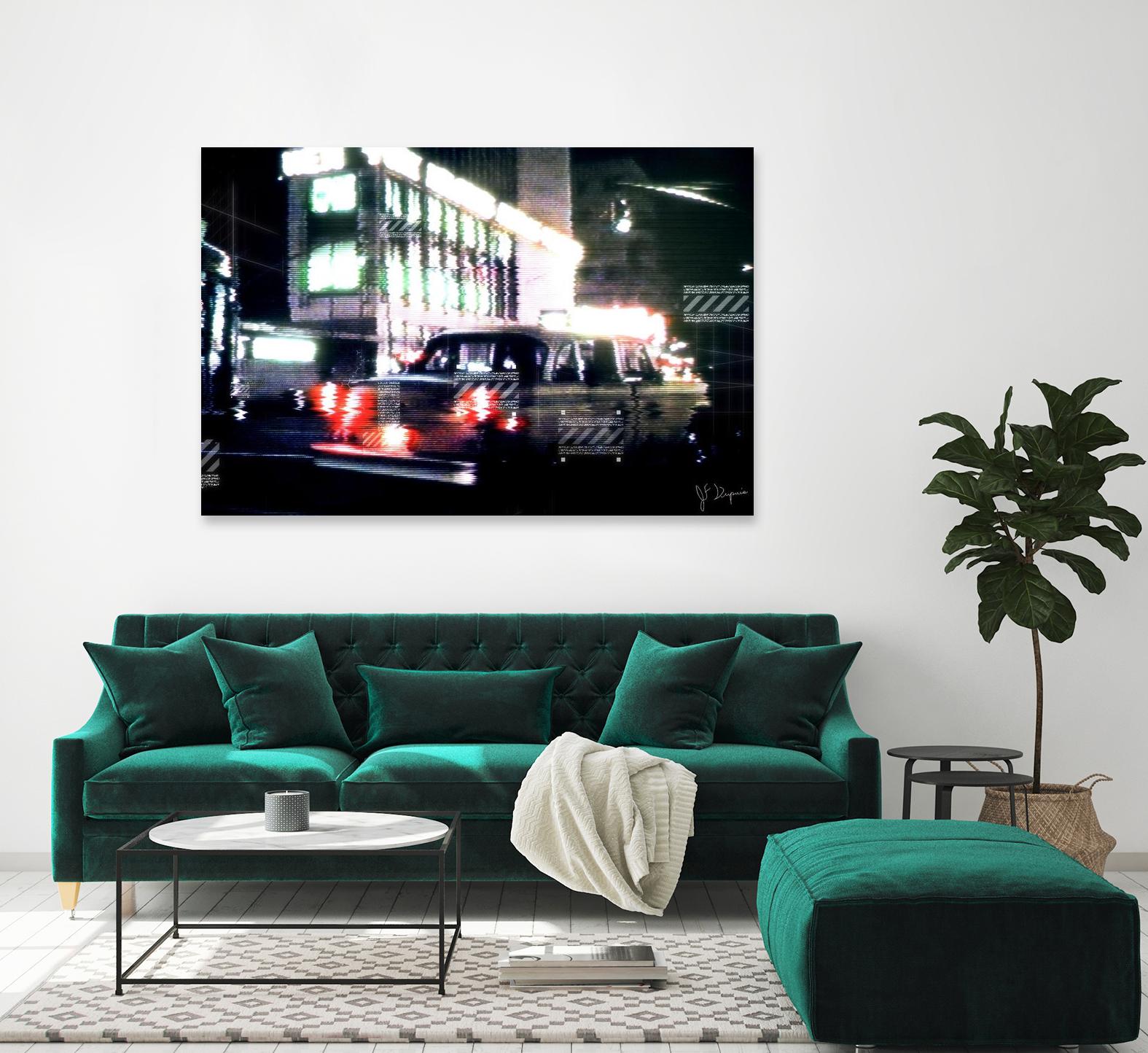 City Taxi I by Jean-François Dupuis on GIANT ART - red transportation voiture