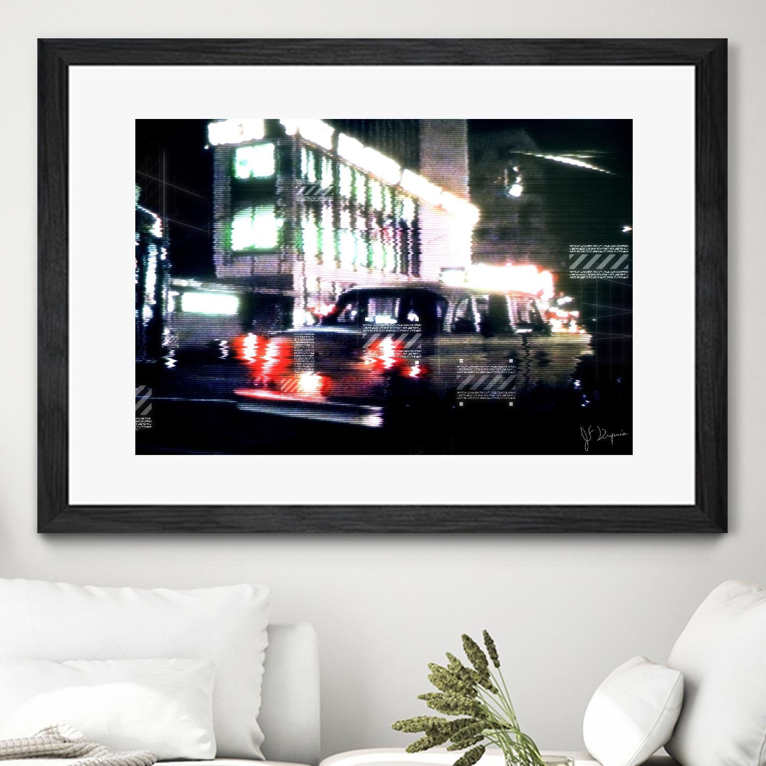 City Taxi I by Jean-François Dupuis on GIANT ART - red transportation voiture