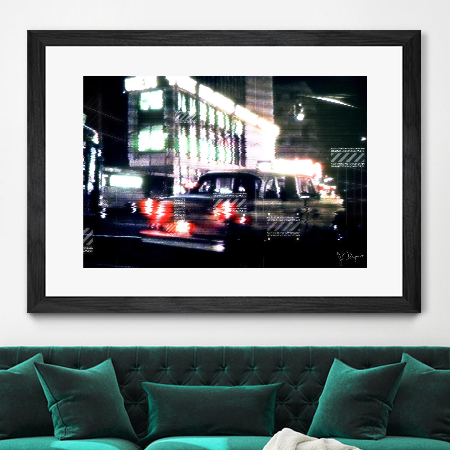 City Taxi I by Jean-François Dupuis on GIANT ART - red transportation voiture