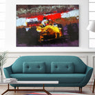 Racing car 5 by Jean-François Dupuis on GIANT ART - red transportation voiture de course