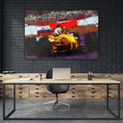 Racing car 5 by Jean-François Dupuis on GIANT ART - red transportation voiture de course