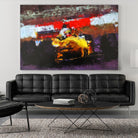 Racing car 5 by Jean-François Dupuis on GIANT ART - red transportation voiture de course