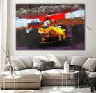 Racing car 5 by Jean-François Dupuis on GIANT ART - red transportation voiture de course