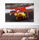 Racing car 5 by Jean-François Dupuis on GIANT ART - red transportation voiture de course