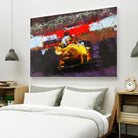 Racing car 5 by Jean-François Dupuis on GIANT ART - red transportation voiture de course