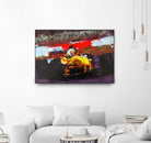 Racing car 5 by Jean-François Dupuis on GIANT ART - red transportation voiture de course