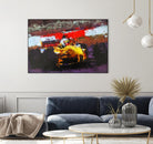 Racing car 5 by Jean-François Dupuis on GIANT ART - red transportation voiture de course