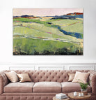 Colorful Landscape II by Jacques Clement on GIANT ART - blue landscape