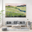 Colorful Landscape II by Jacques Clement on GIANT ART - blue landscape