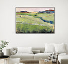 Colorful Landscape II by Jacques Clement on GIANT ART - blue landscape