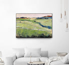 Colorful Landscape II by Jacques Clement on GIANT ART - blue landscape