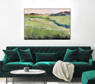 Colorful Landscape II by Jacques Clement on GIANT ART - blue landscape