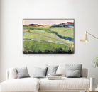 Colorful Landscape II by Jacques Clement on GIANT ART - blue landscape