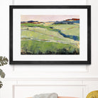 Colorful Landscape II by Jacques Clement on GIANT ART - pink landscape champs