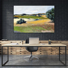 Colorful Landscape IV by Jacques Clement on GIANT ART - yellow landscape