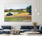 Colorful Landscape IV by Jacques Clement on GIANT ART - yellow landscape