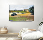 Colorful Landscape IV by Jacques Clement on GIANT ART - yellow landscape