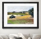 Colorful Landscape IV by Jacques Clement on GIANT ART - green landscape arbuste