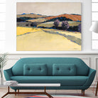 Colorful Landscape VI by Jacques Clement on GIANT ART - beige landscape