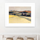 Colorful Landscape VI by Jacques Clement on GIANT ART - beige landscape pastel