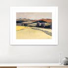 Colorful Landscape VI by Jacques Clement on GIANT ART - beige landscape pastel