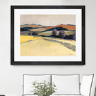 Colorful Landscape VI by Jacques Clement on GIANT ART - beige landscape pastel