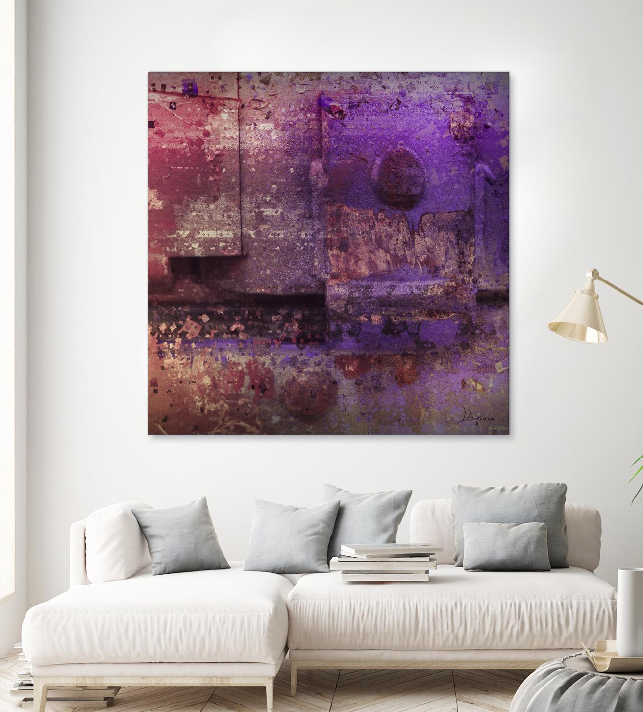 Mauve Désir VIII by Jean-François Dupuis on GIANT ART - pink abstract rust