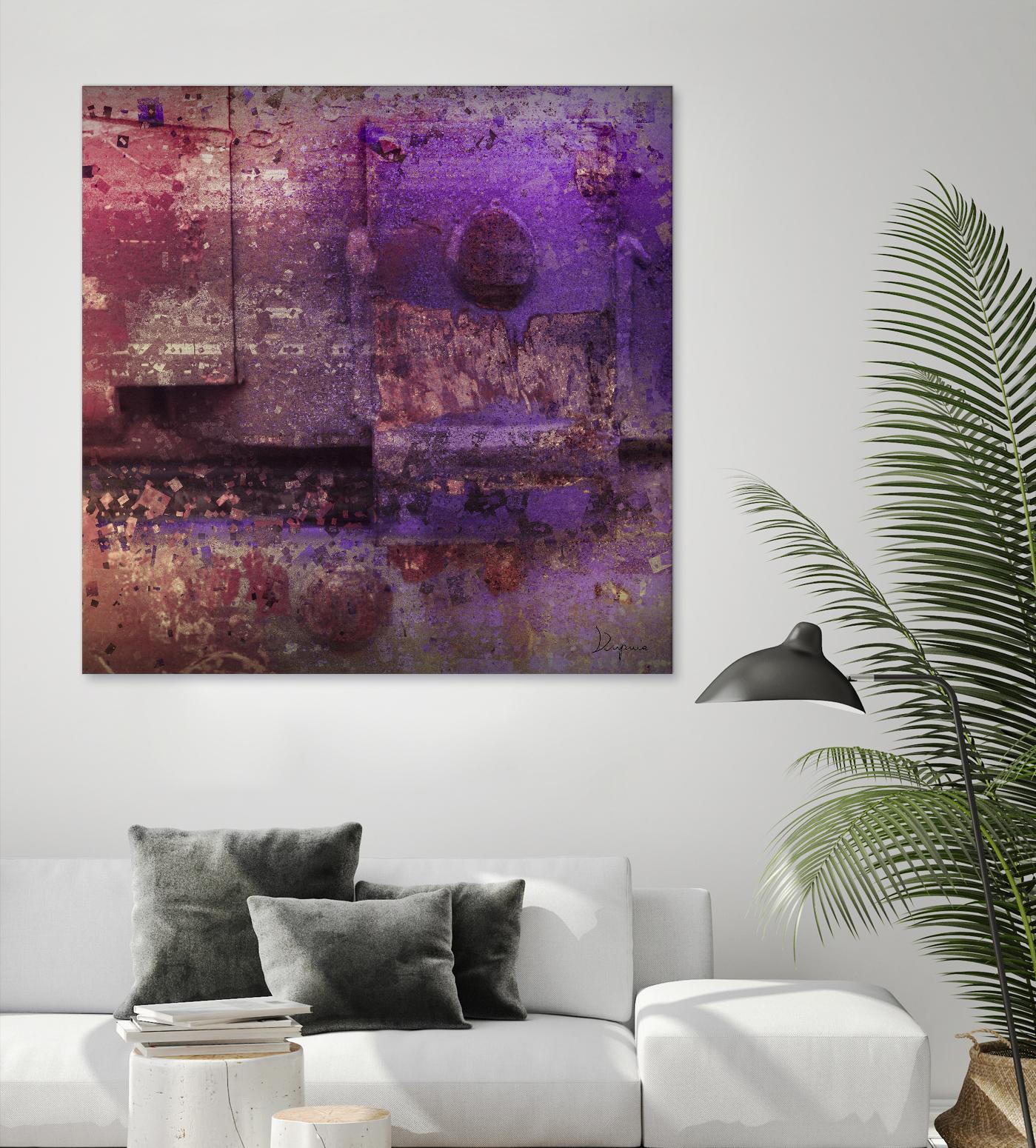 Mauve Désir VIII by Jean-François Dupuis on GIANT ART - pink abstract rust
