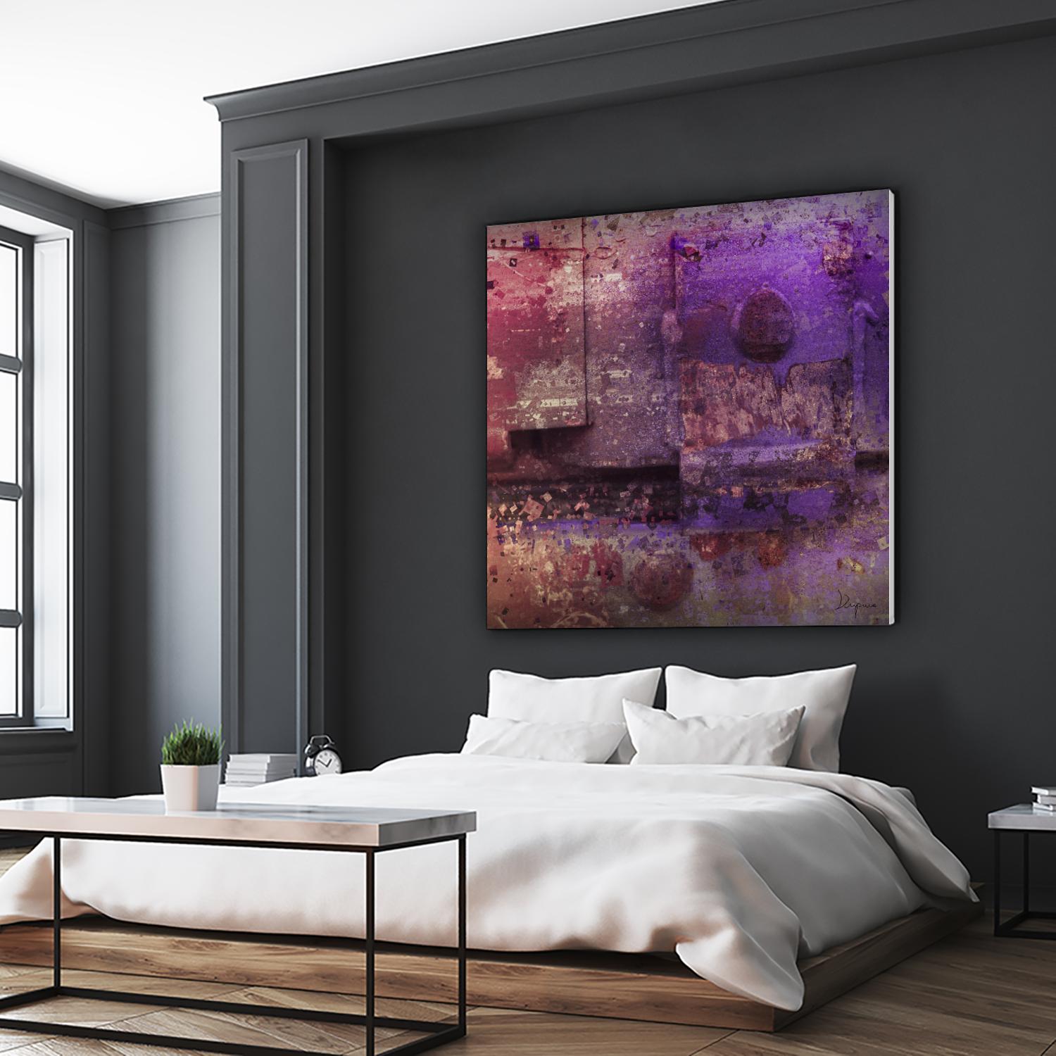 Mauve Désir VIII by Jean-François Dupuis on GIANT ART - pink abstract rust
