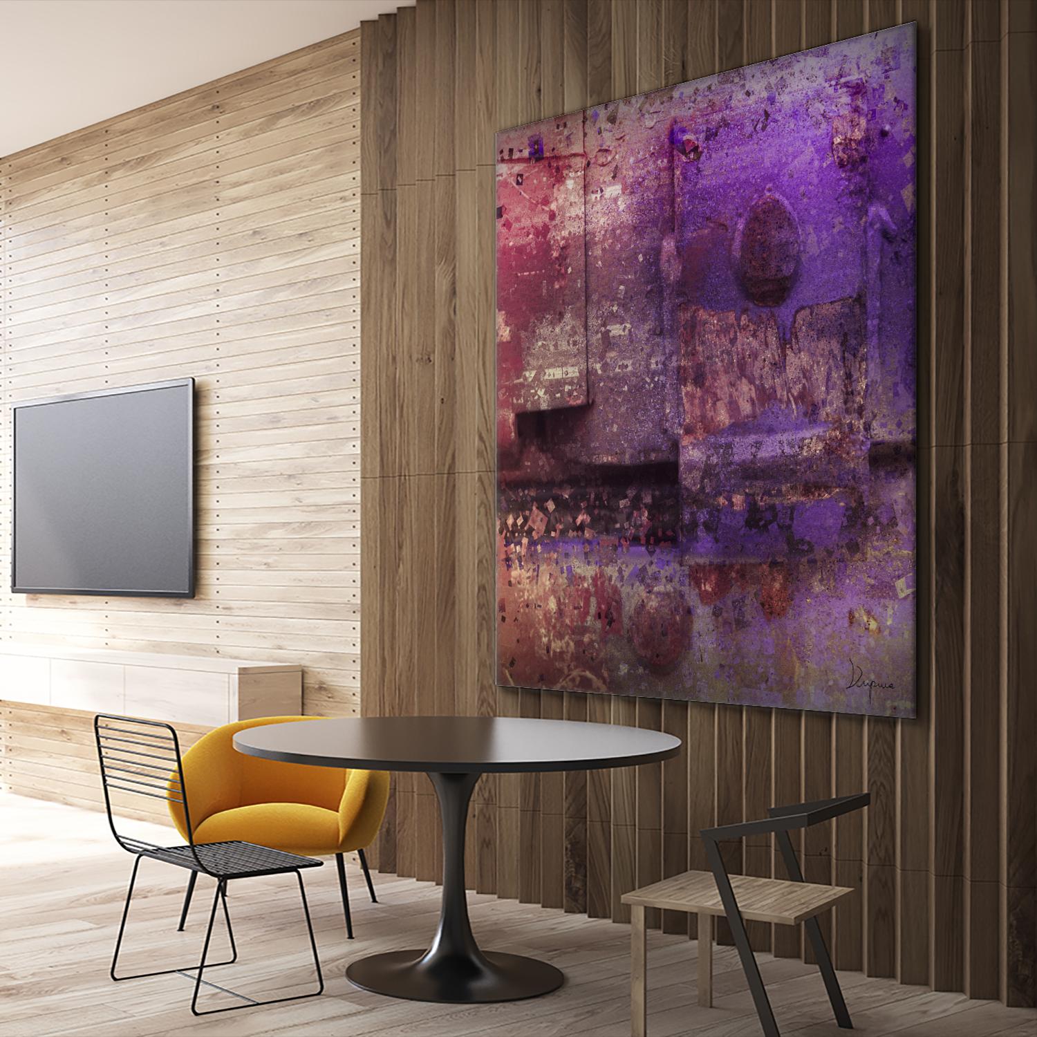 Mauve Désir VIII by Jean-François Dupuis on GIANT ART - pink abstract rust