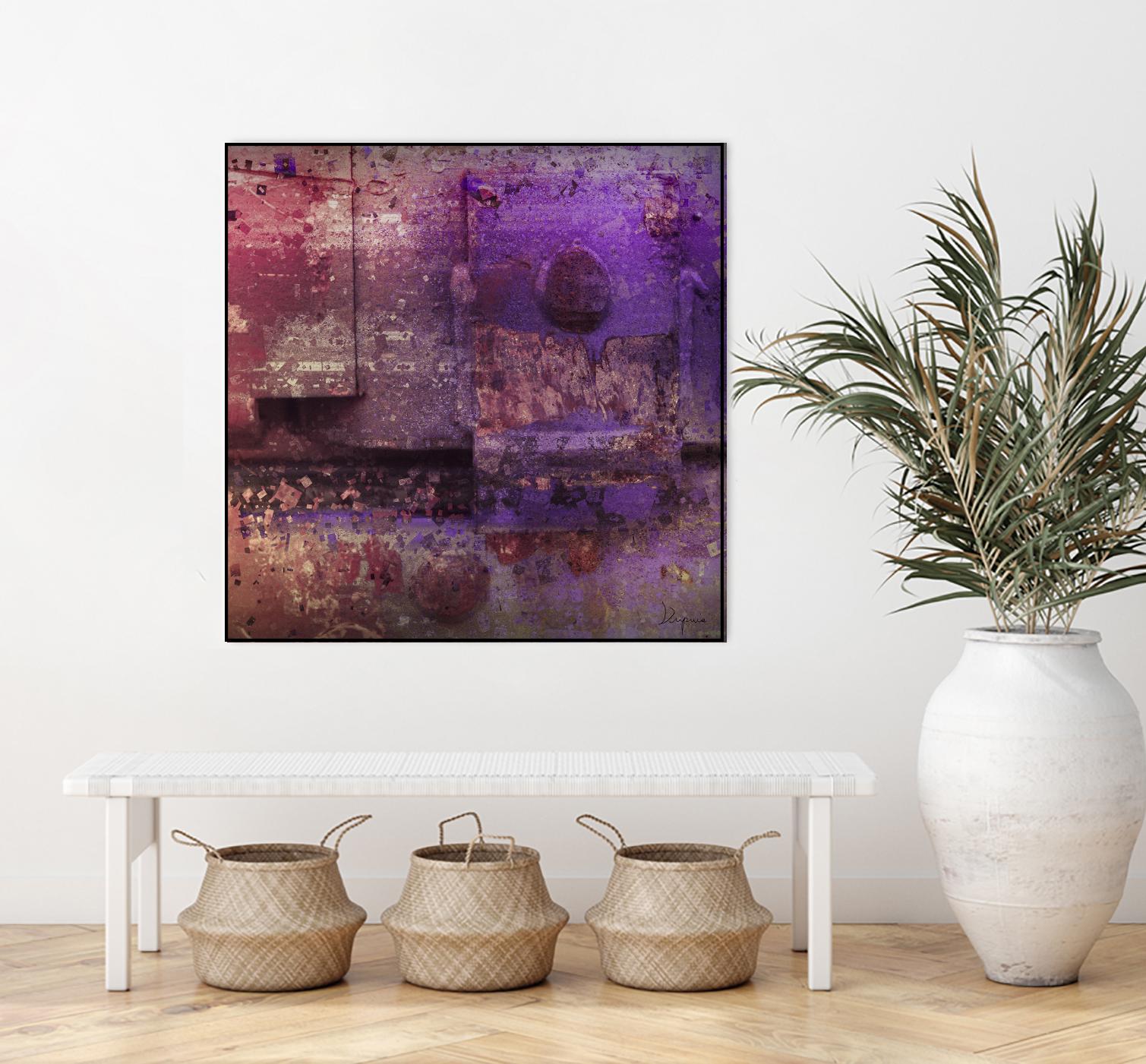 Mauve Désir VIII by Jean-François Dupuis on GIANT ART - pink abstract rust