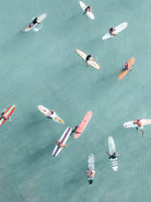 Surfers by Uknown on GIANT ART - blue coastal surfboards