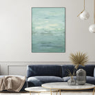 Infinity – Dusk - 4 by Lori Dubois on GIANT ART - green abstract pastel