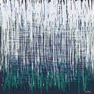 Weave - Light Teal - 4 by Lori Dubois on GIANT ART - green linear