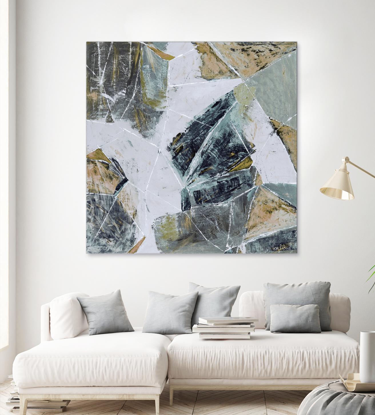 Tiger's Eye -  Light -1 by Lori Dubois on GIANT ART - beige abstract