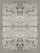 Phoenix-II by Lori Dubois on GIANT ART - white patterns gray border