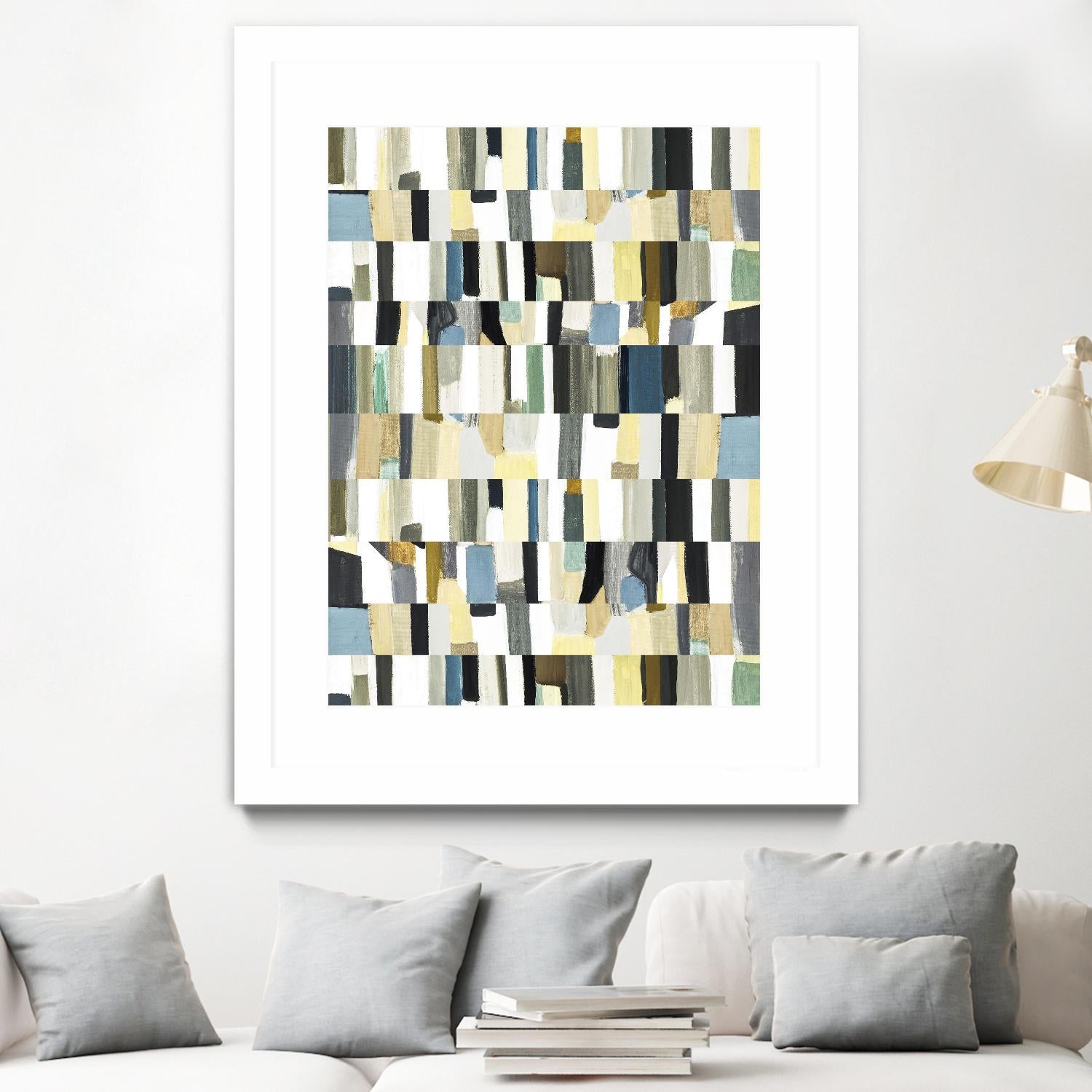Logic-II by Lori Dubois on GIANT ART - beige patterns tan
