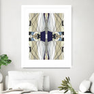 Nuance-IV by Lori Dubois on GIANT ART - beige linear abstracts