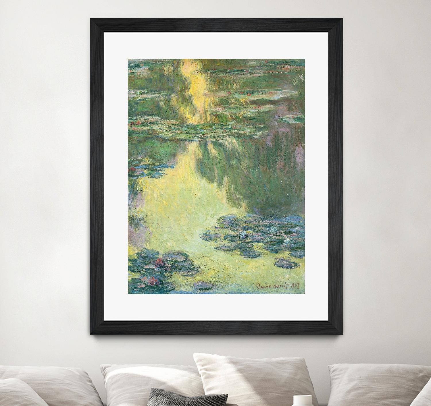 Waterlilies,1907 by Claude Monet on GIANT ART - museums flowers