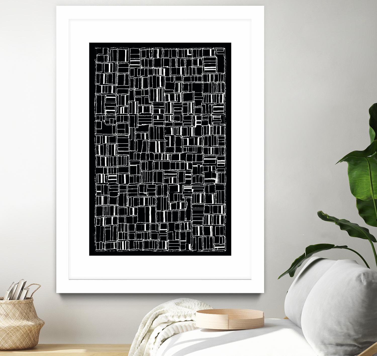 NEON NOIR by Celine Cimon on GIANT ART - black abstract canadian