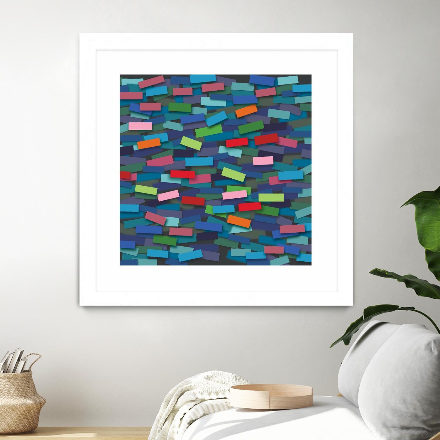 OCEAN- bleu by Celine Cimon on GIANT ART - blue abstract canadian