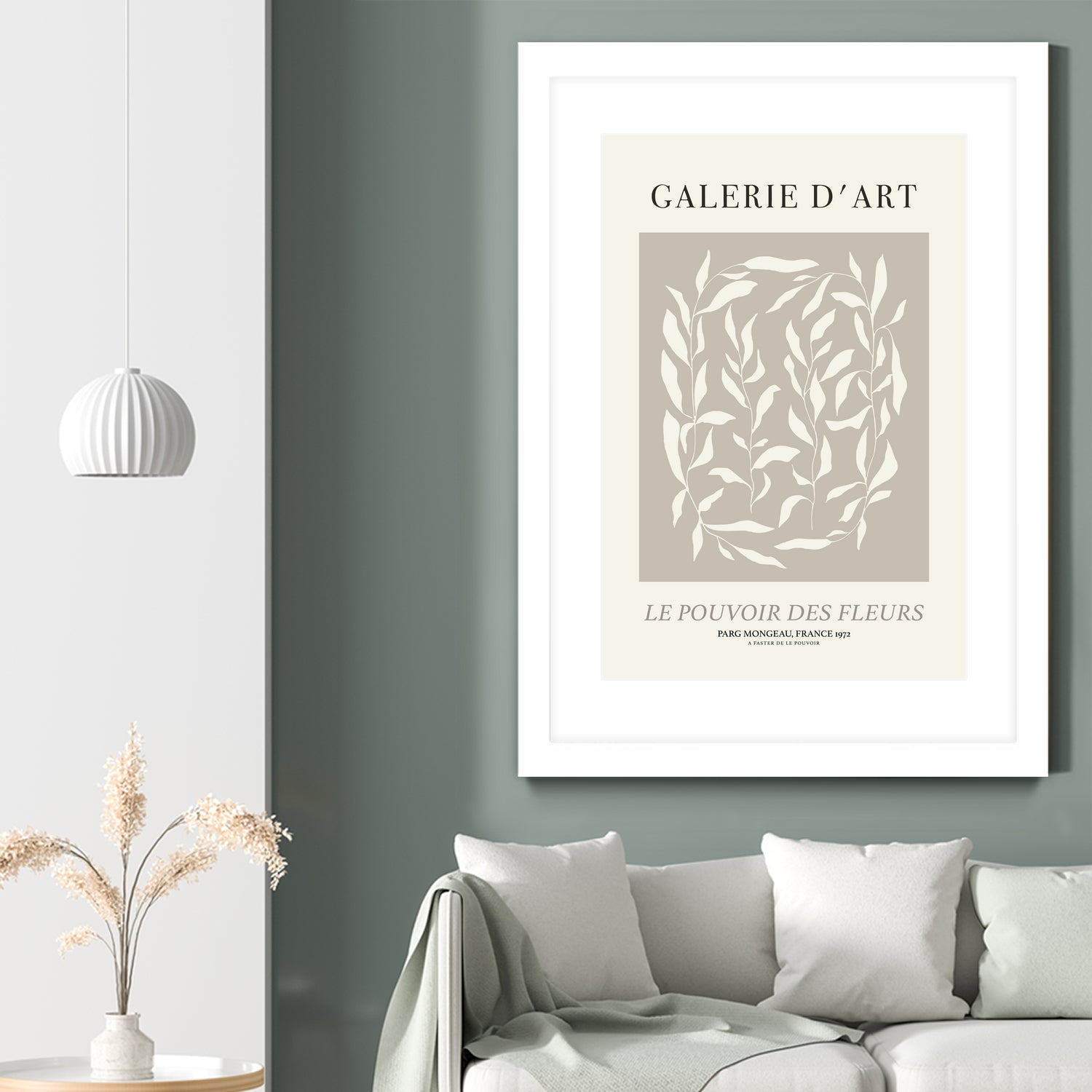 Le pouvoir des fleurs by M Studio on GIANT ART