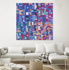 IN STAGE - bleu by Celine Cimon on GIANT ART - blue abstract canadian