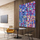 IN STAGE - bleu by Celine Cimon on GIANT ART - blue abstract canadian