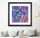 IN STAGE - bleu by Celine Cimon on GIANT ART - blue abstract canadian