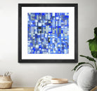 IN STAGE - chrome bleu by Celine Cimon on GIANT ART - blue abstract canadian artist