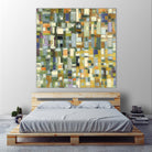 IN STAGE - chrome beige by Celine Cimon on GIANT ART - yellow abstract canadian