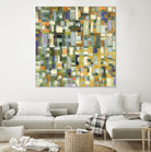 IN STAGE - chrome beige by Celine Cimon on GIANT ART - yellow abstract canadian