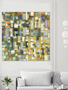 IN STAGE - chrome beige by Celine Cimon on GIANT ART - yellow abstract canadian