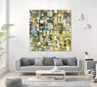 IN STAGE - chrome beige by Celine Cimon on GIANT ART - yellow abstract canadian